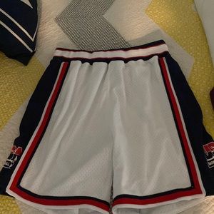 Mitchell and Ness 1992 Authentic USA Basketball Shorts